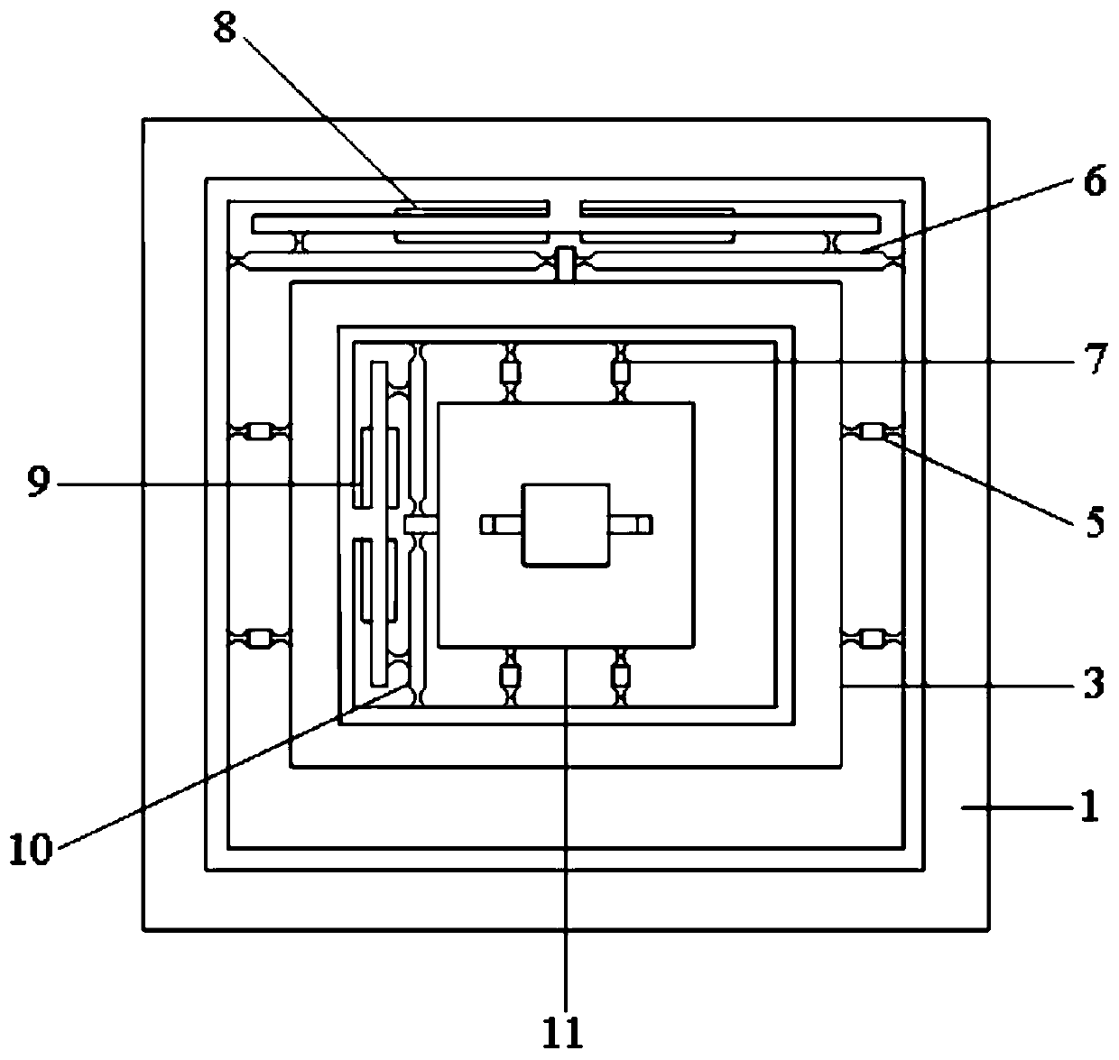 A three-dimensional piezoelectric driven micromirror adjustment device