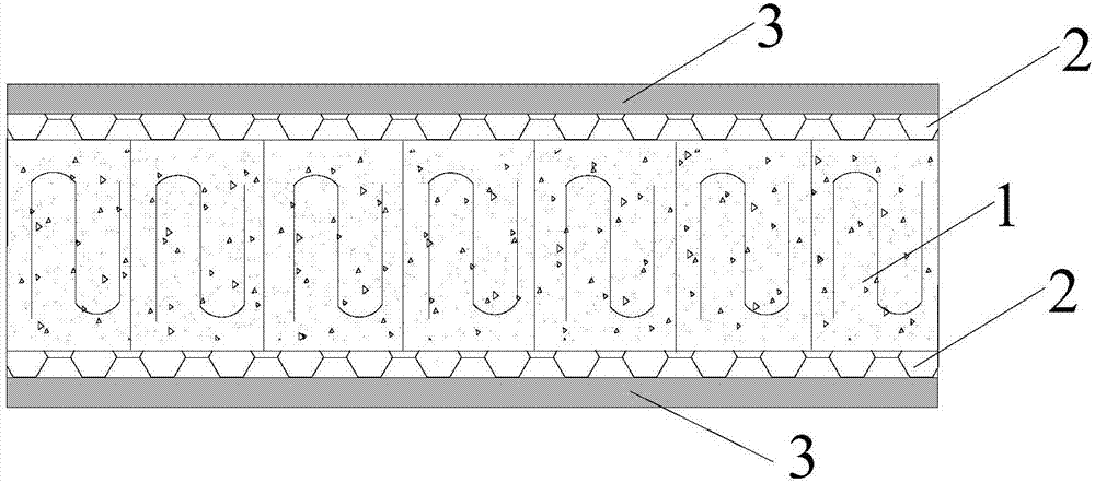 Composite rockwool panel with flexible surface layers and preparation method of composite rockwool panel