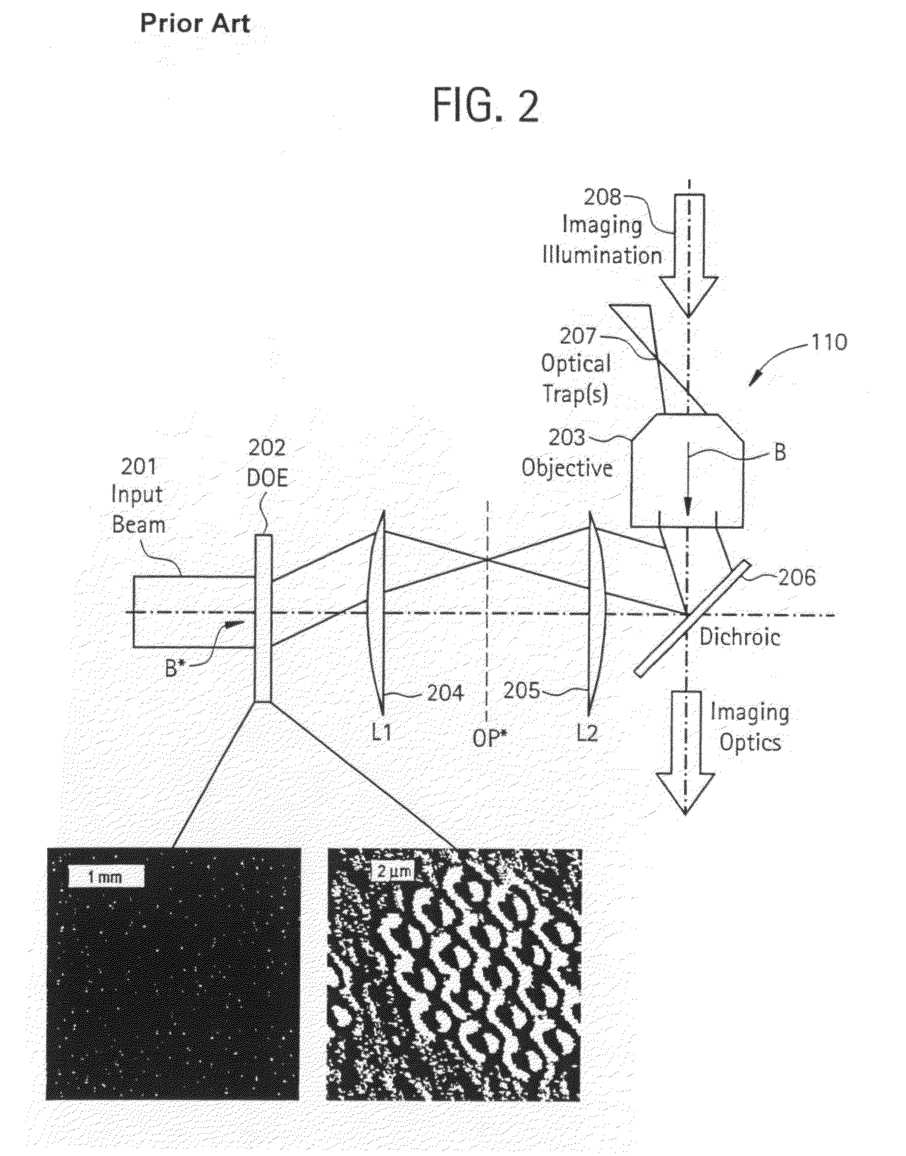 Apparatus and method for detecting deformability of cells using spatially modulated optical force microscopy