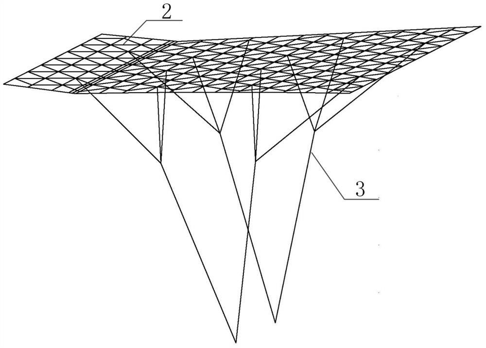 Construction method of cantilever aluminum alloy roof