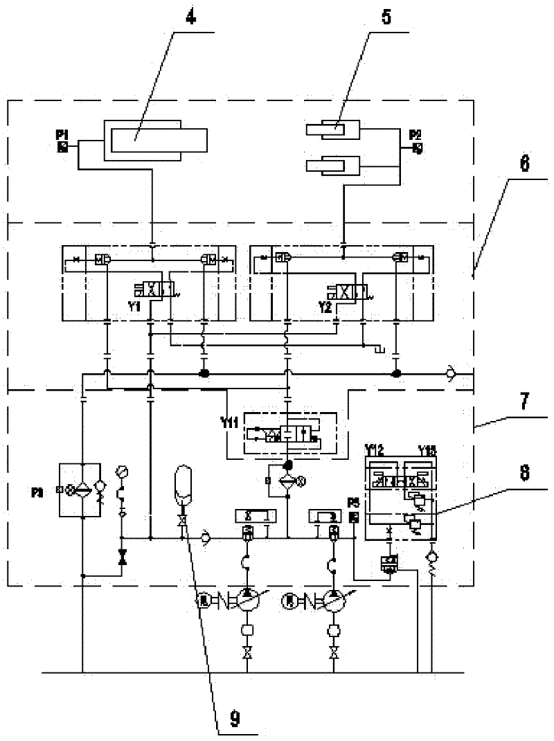 Hydraulic ejecting machine and working principle thereof