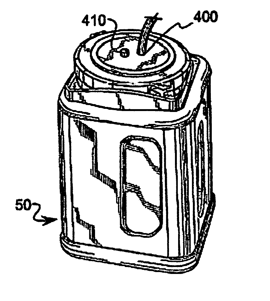 Container and lid assembly