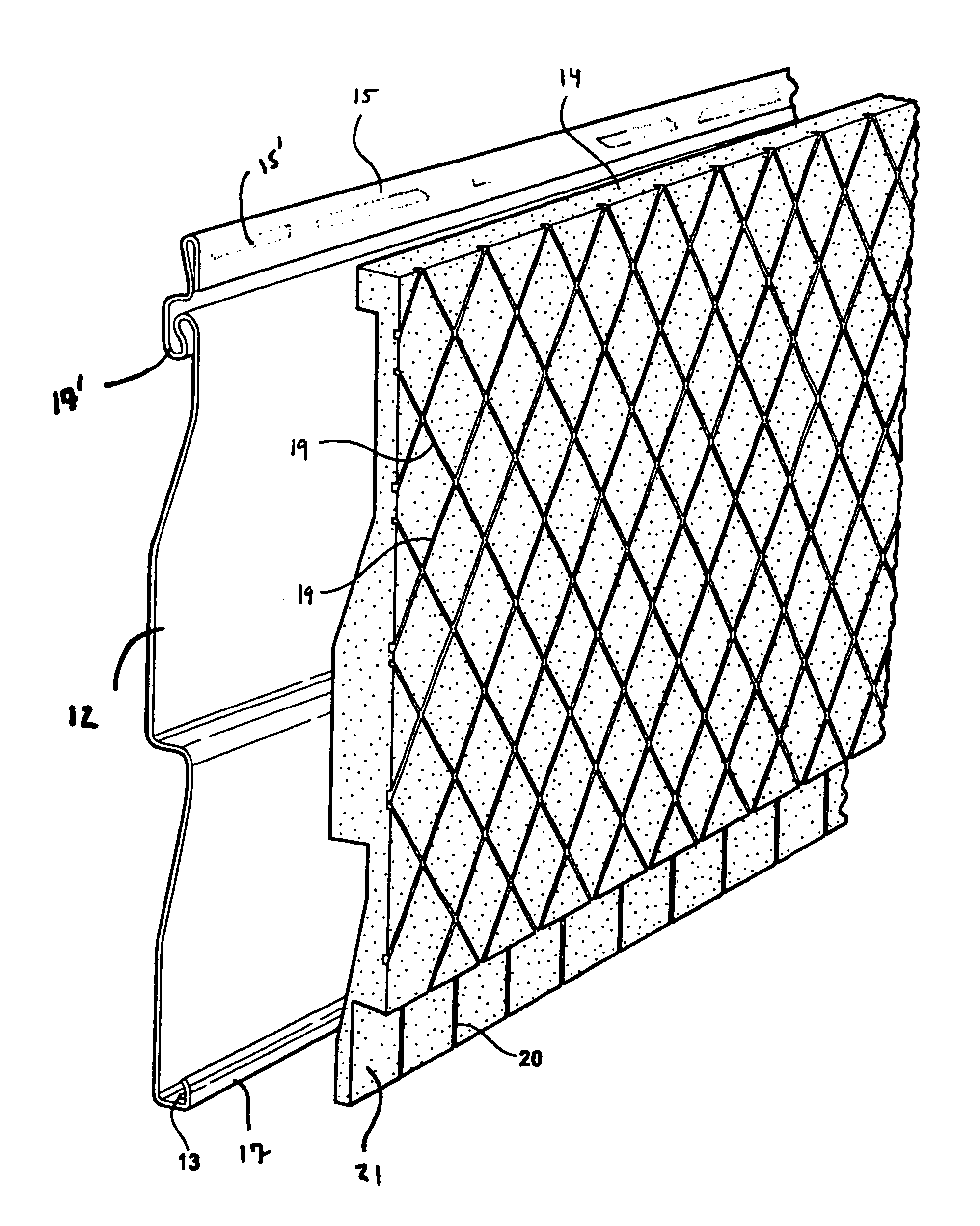 Drainage plane for exterior wall product