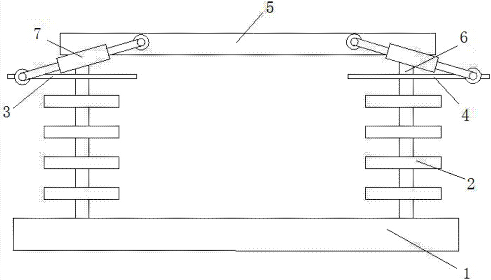 High-voltage line disconnecting switch