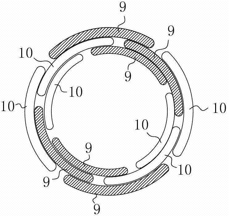 Stator winding configuration of three-phase electric motor