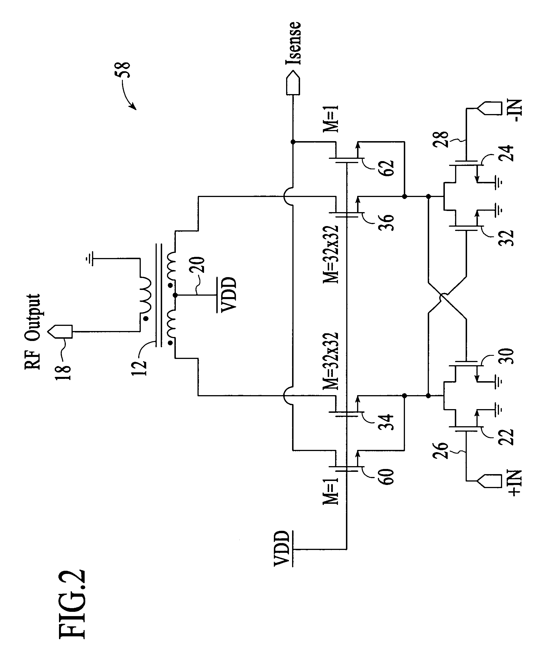 Power amplifier utilizing high breakdown voltage circuit topology