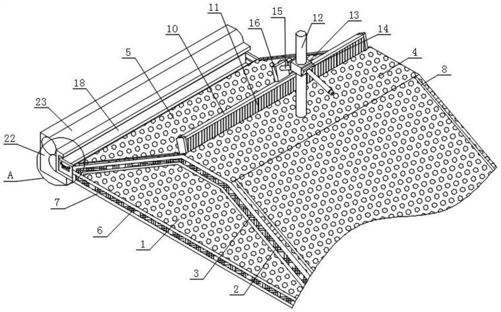 Sewage treatment membrane with high leakage performance and preparation method thereof