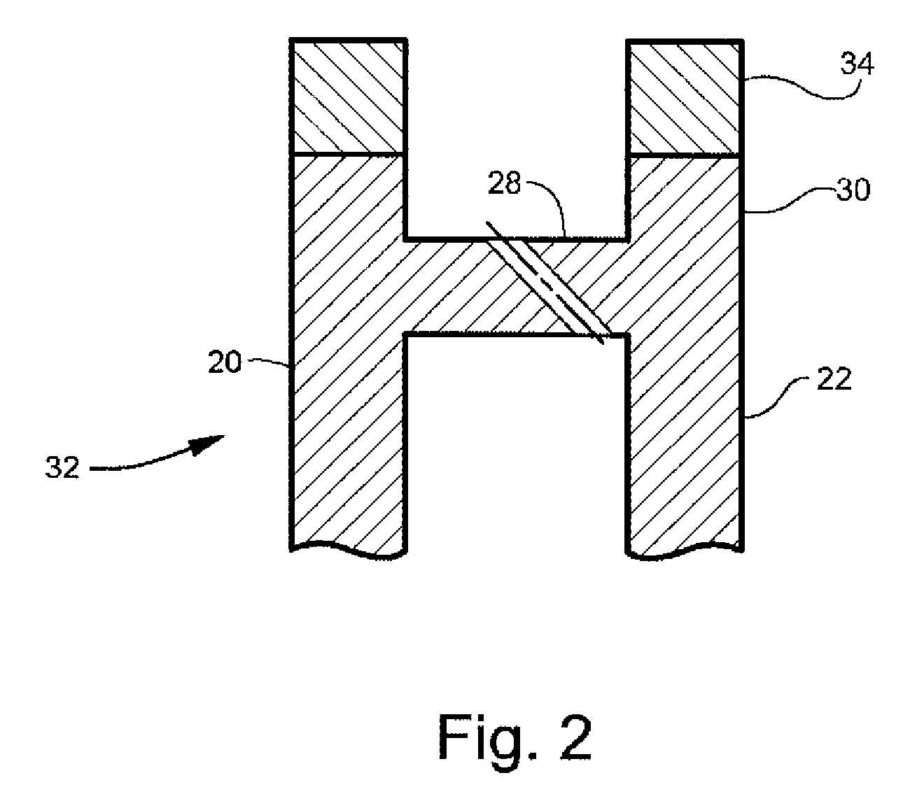 Metal injection molding process for bimetallic applications and airfoil