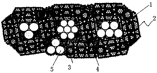 Device of compound eye metal structure and method thereof