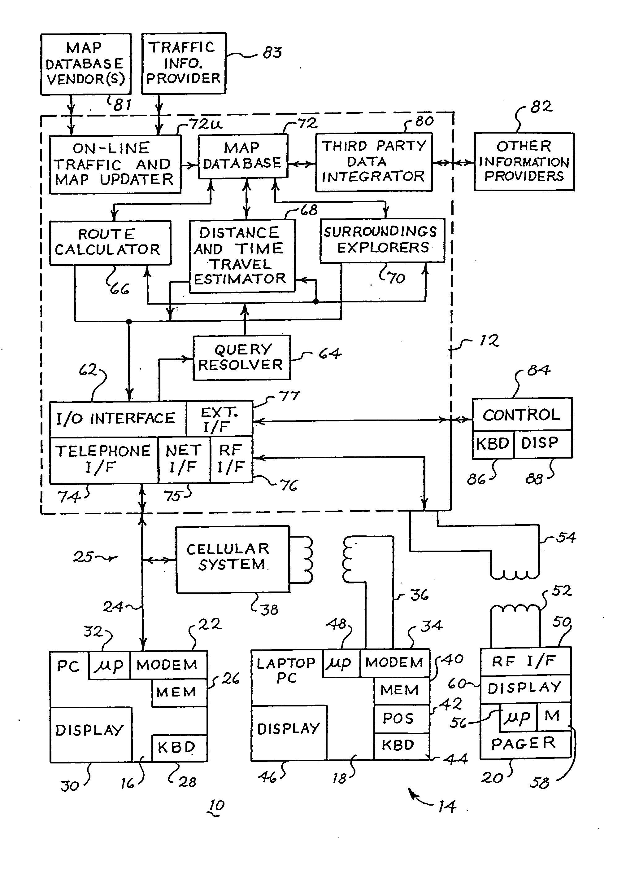 Electronic navigation system and method