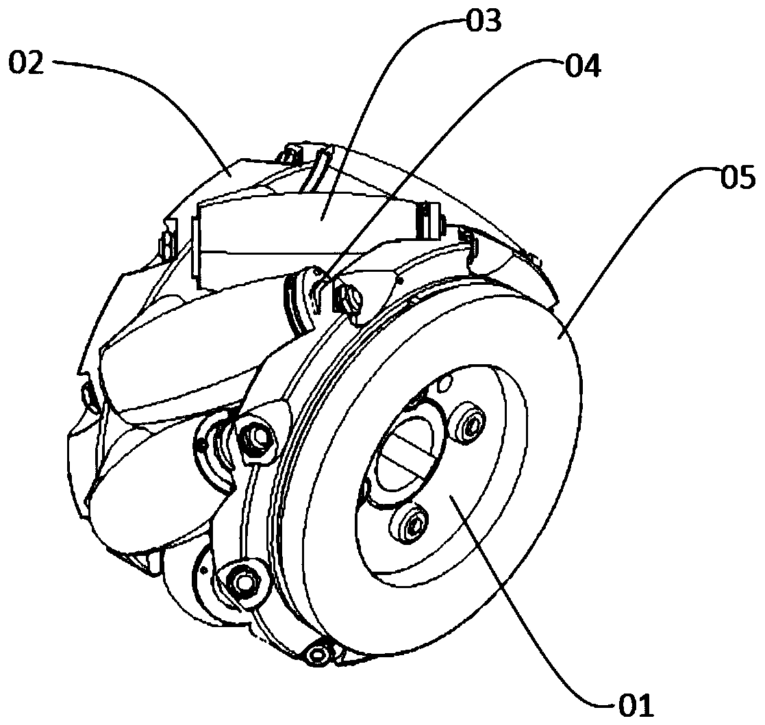 An omnidirectional wheel device, robot and control method thereof