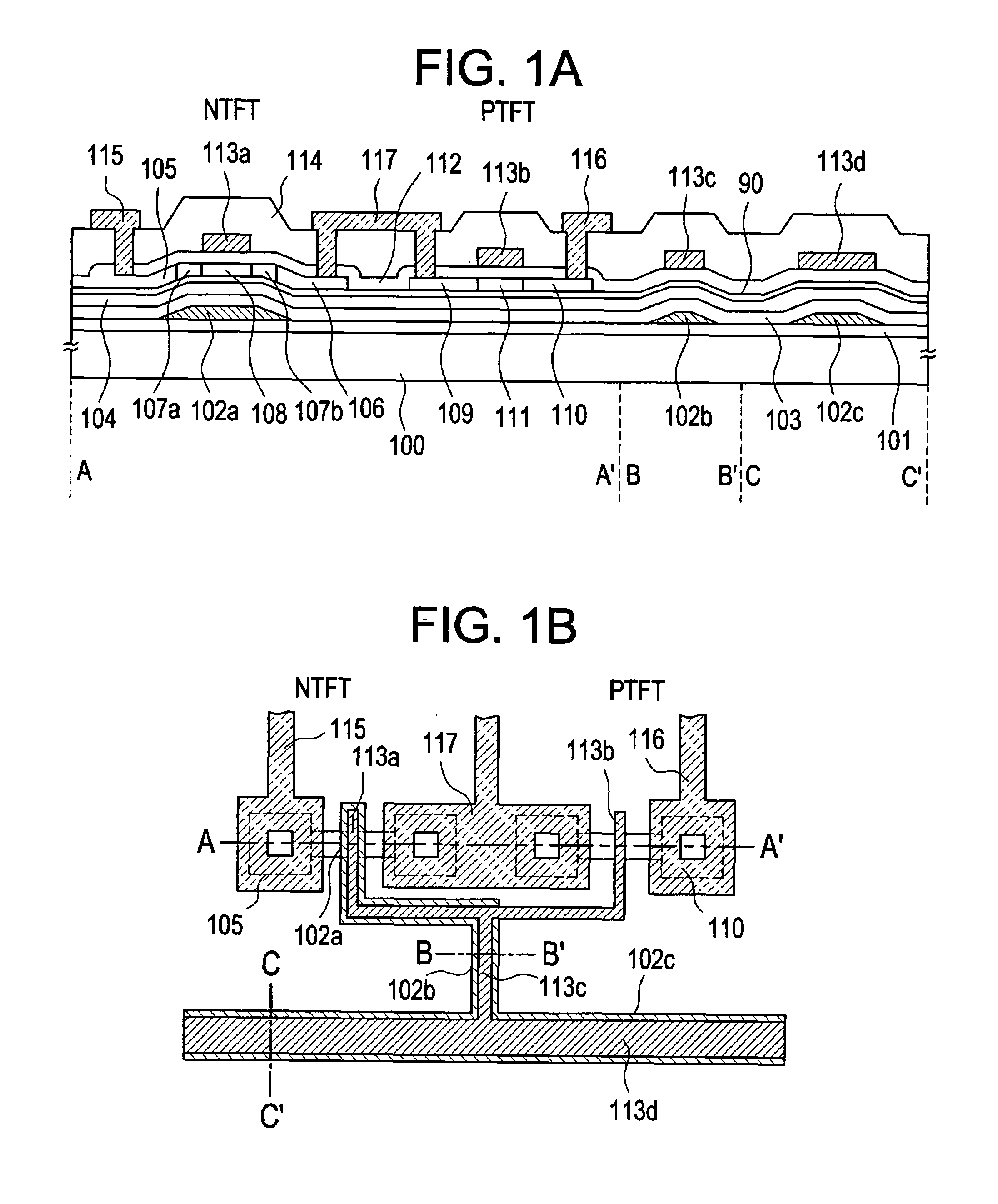 Semiconductor device having a pixel matrix circuit that includes a pixel TFT and a storage capacitor