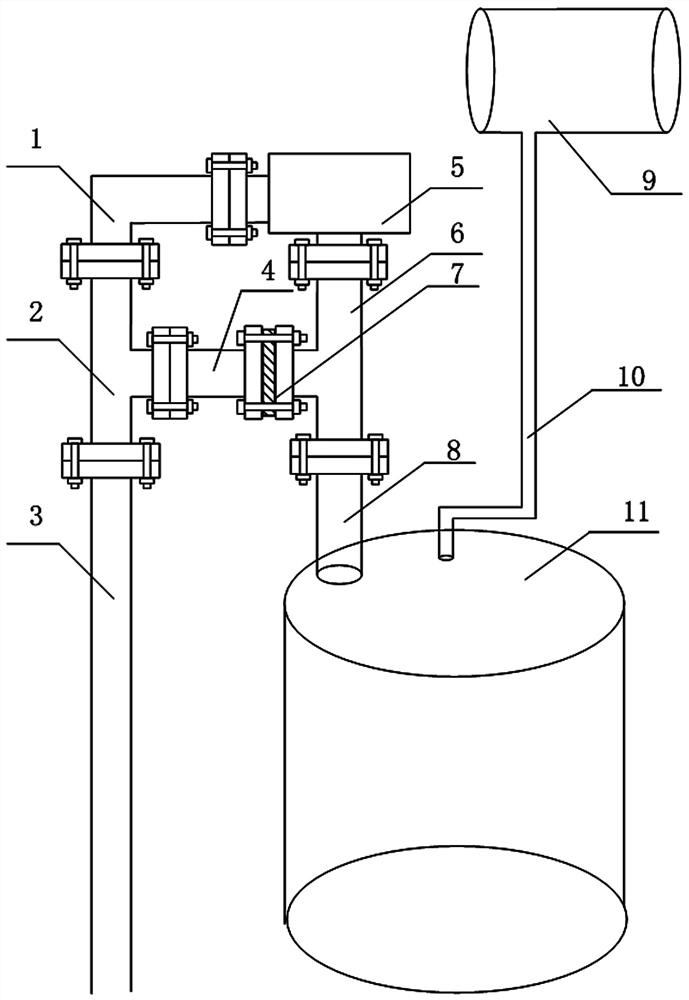 Converter transformer tap switch quick pressure release device and method