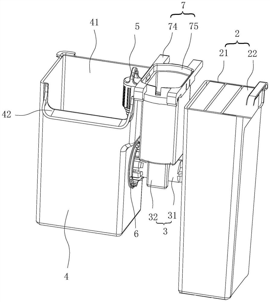 Filtering device and aquarium