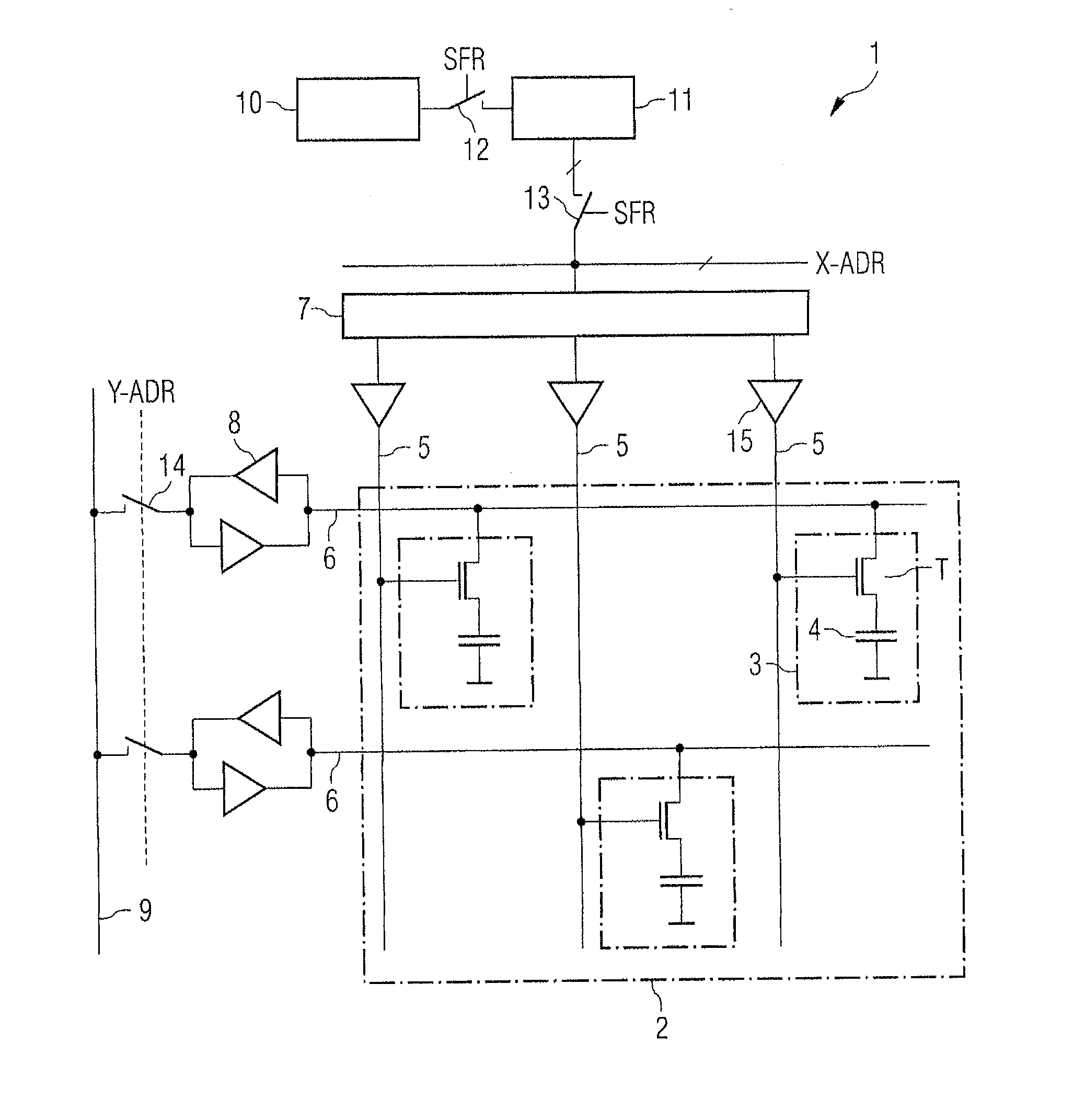 Memory circuit and method for refreshing dynamic memory cells
