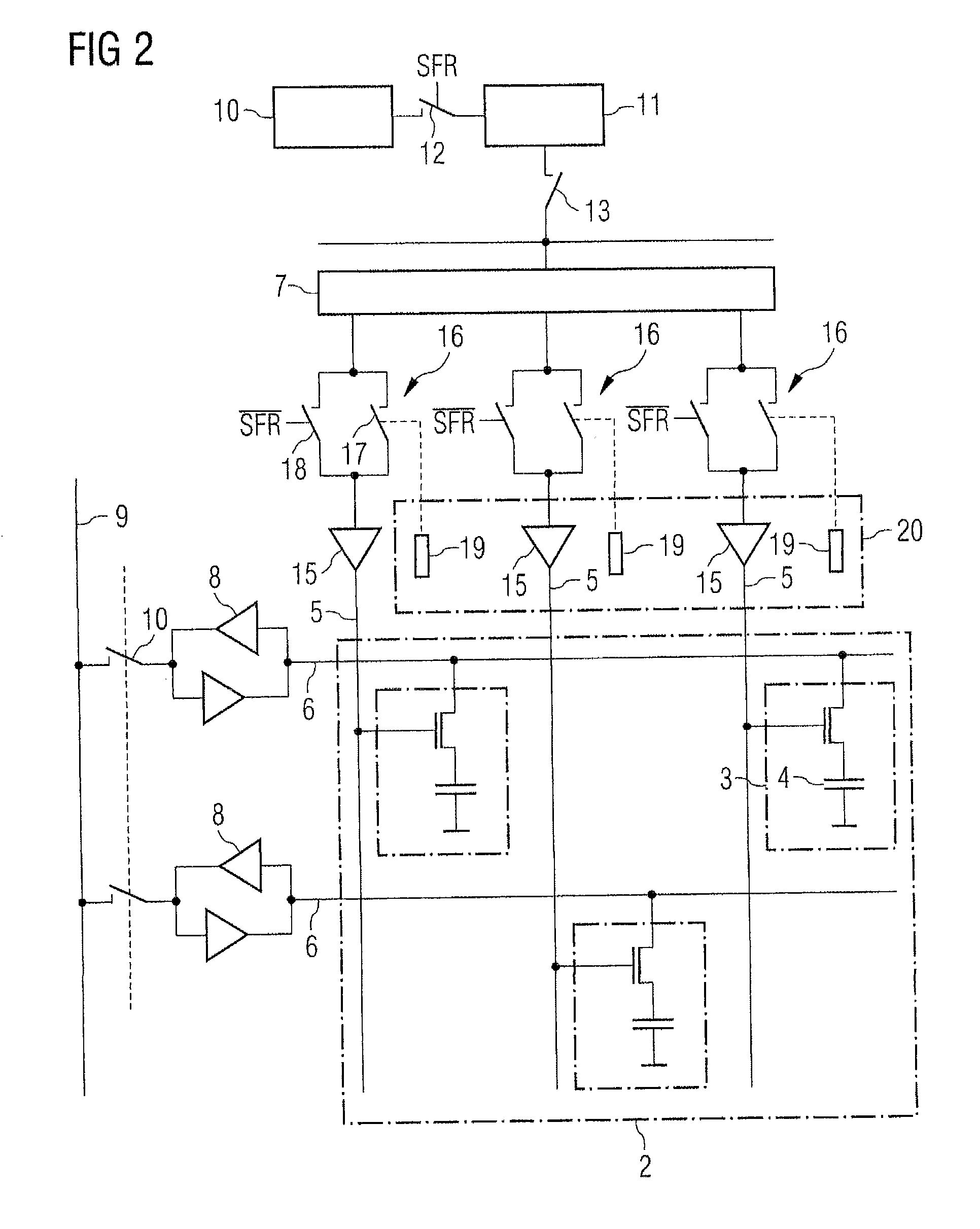 Memory circuit and method for refreshing dynamic memory cells