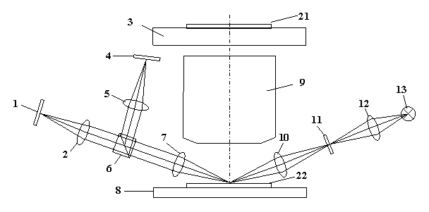 Workpiece height measuring device and correcting method thereof