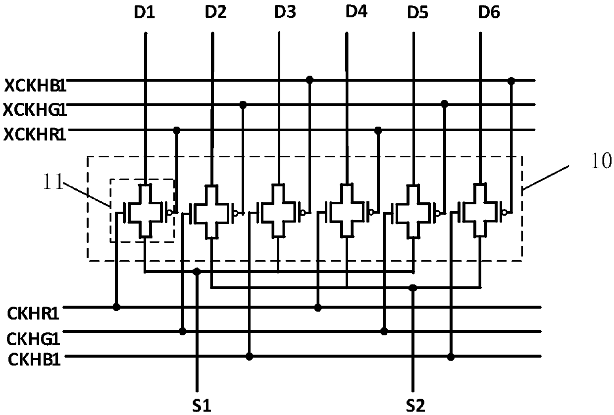 Display panel, data driving circuit thereof, and display device