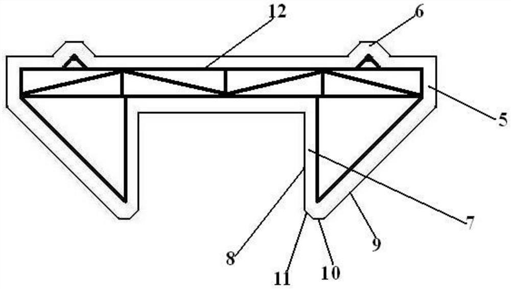 Fabricated pile cap for composite foundation