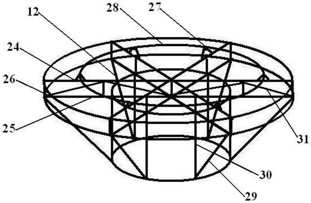 Fabricated pile cap for composite foundation