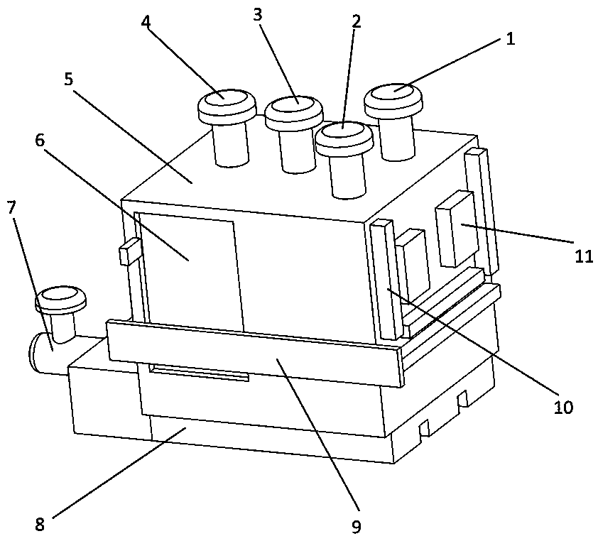 Fire-fighting alarm device for rail transit