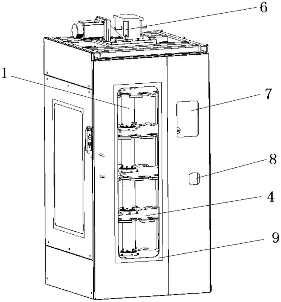 Stock bin applied to intelligent warehousing system, and operation method thereof