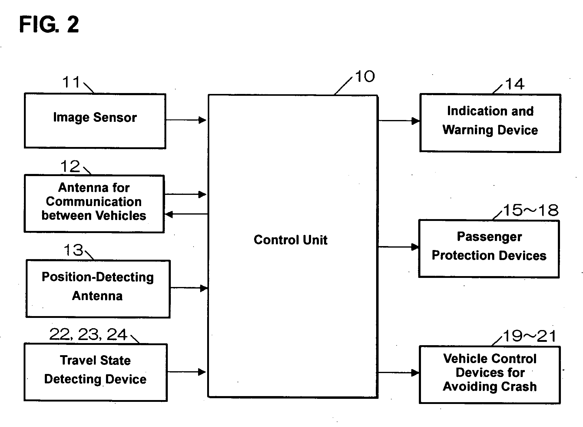 Travel assistance device for vehicle