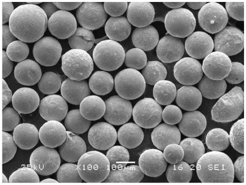 A preparation method of high-density wc-wb-co spherical powder hard surface material