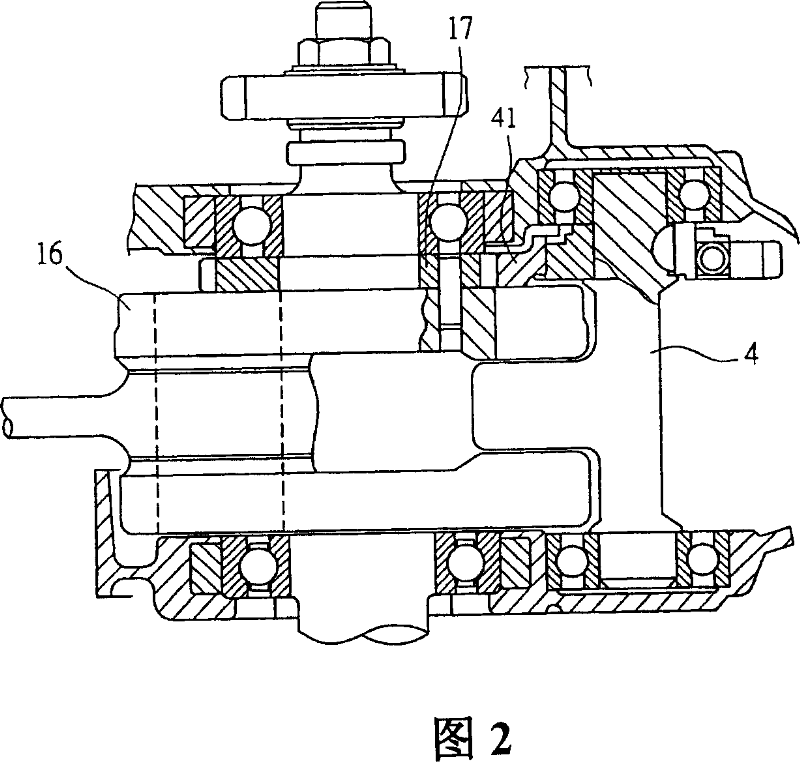 Noise preventing device of balance gear of crank