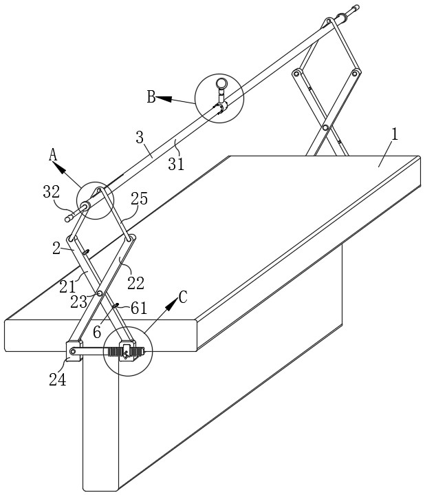 T-shaped precast beam hoisting device