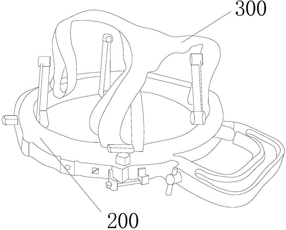 Individualized stereotactic head ring placing support
