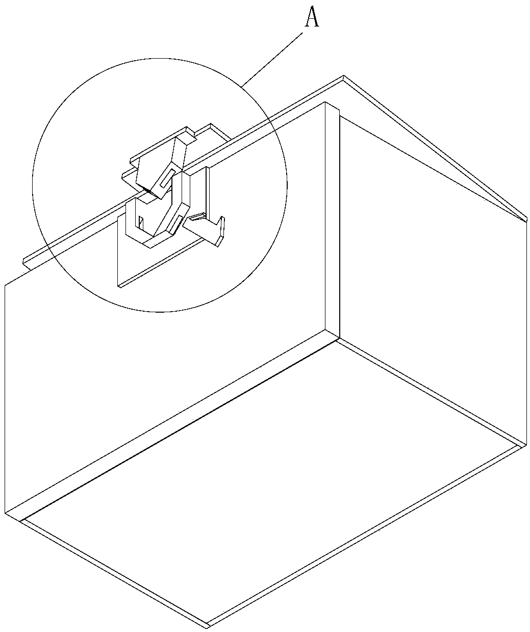Operation method based on recyclable express packaging box