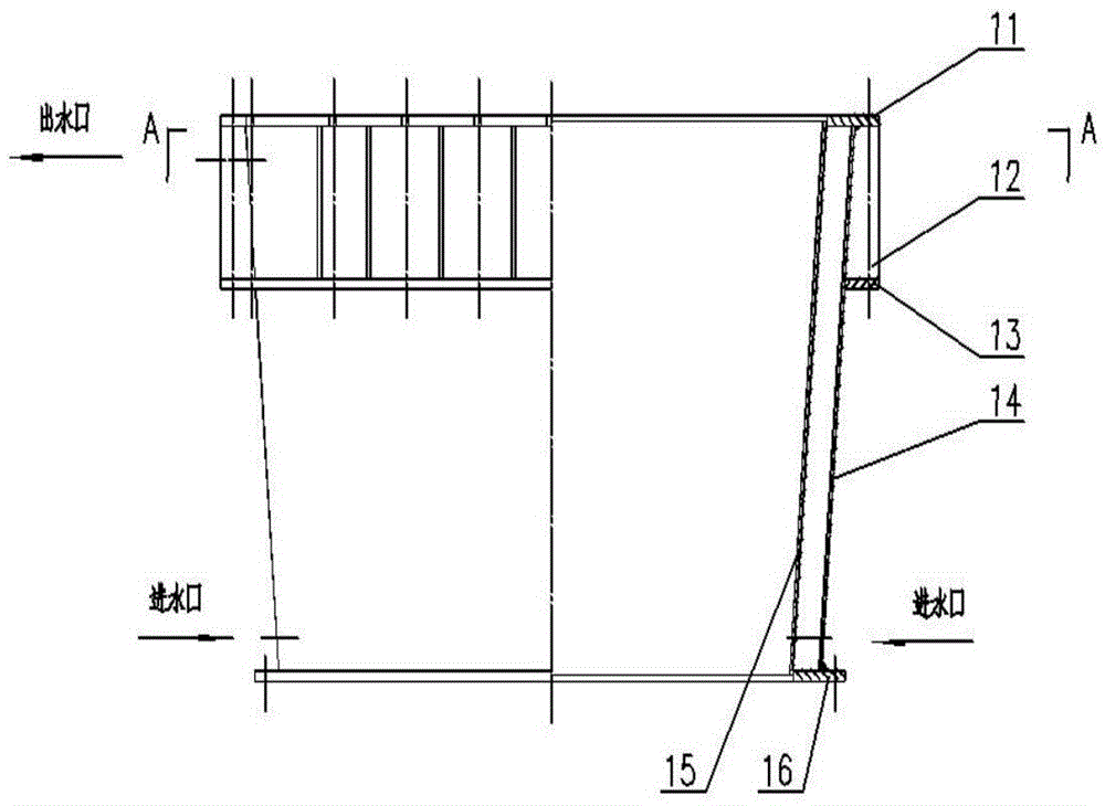 U-shaped open-type circulated cooling system for pot calciners, and cooling method