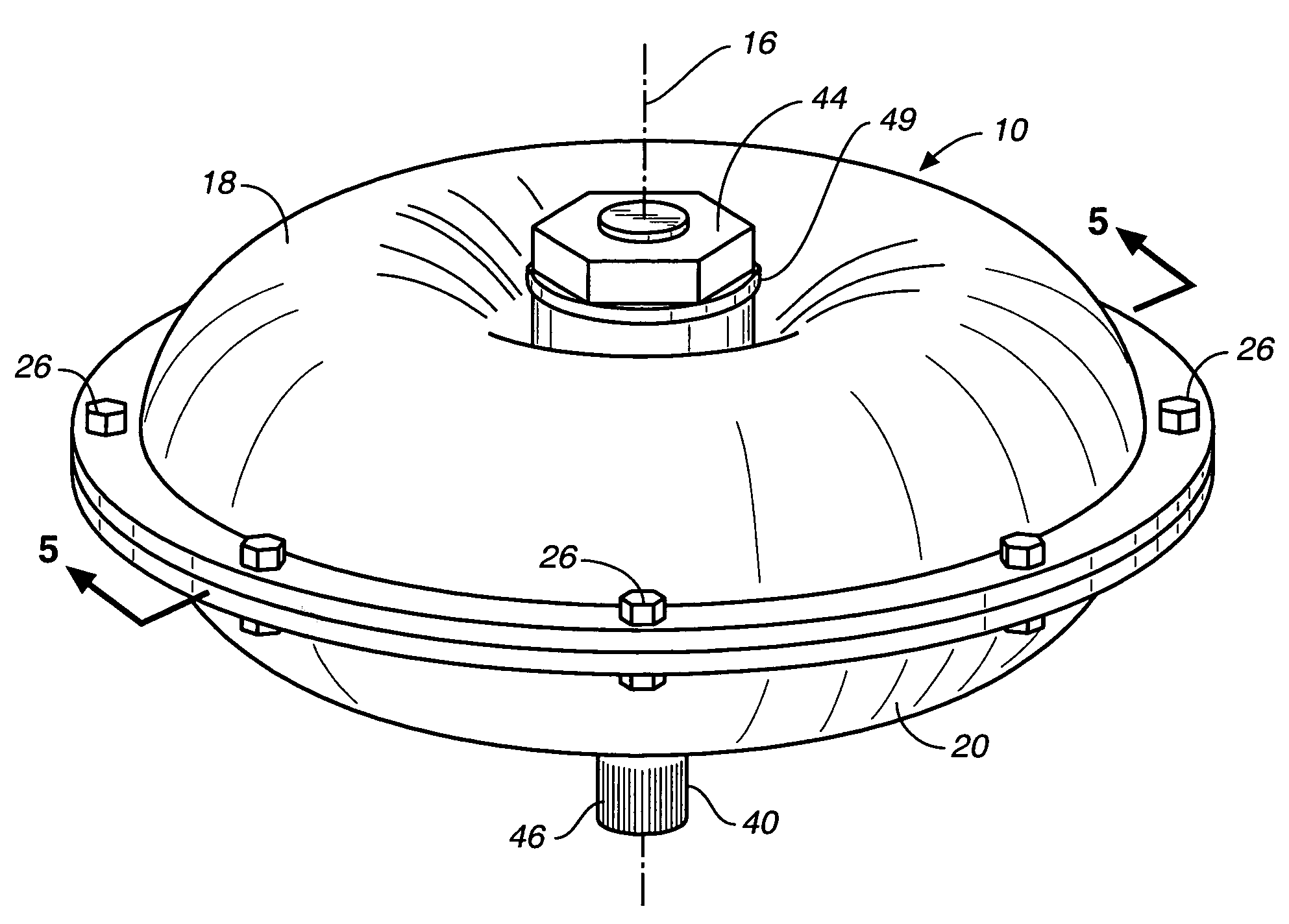 Toroidal rotary damper apparatus