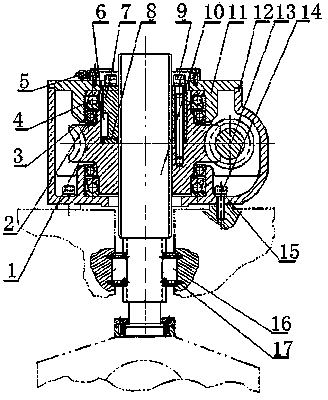 Double-nut distance-adjusting device for extrusion tablet machine