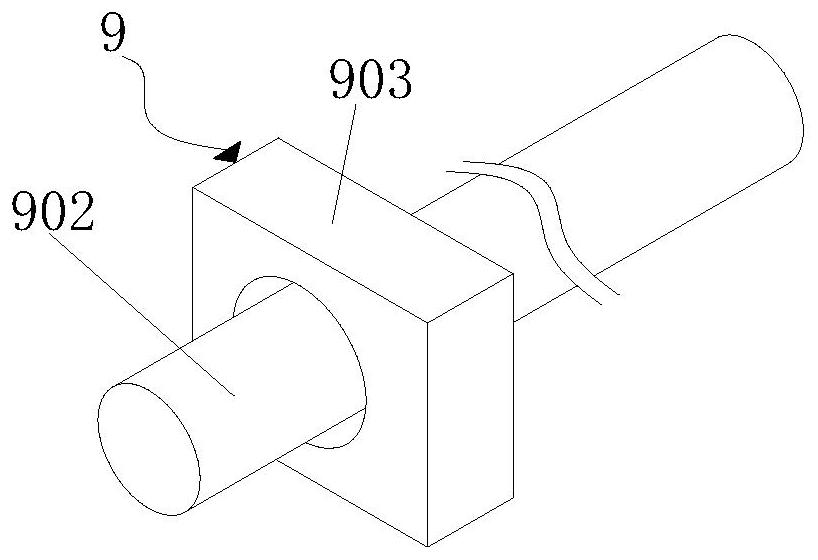 Fishing device for offshore treatment and using method