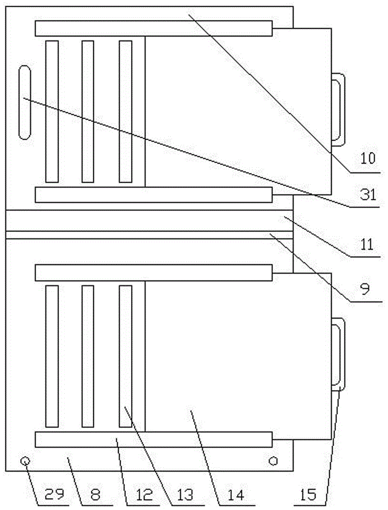 Electric power distribution cabinet