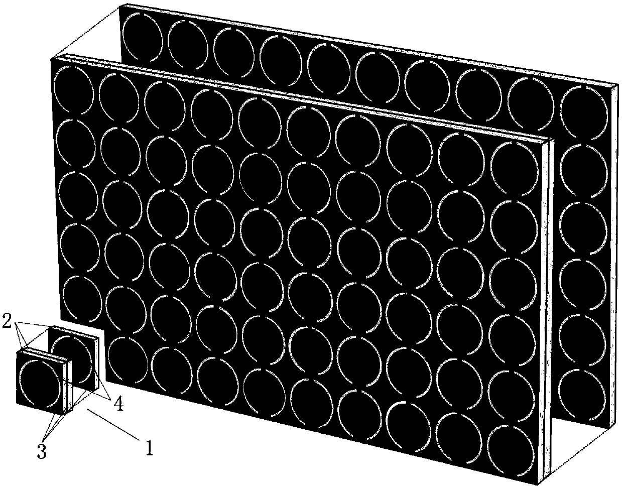 Multilayer metamaterial surface structure for multiband frequency-selective wave transmission angles