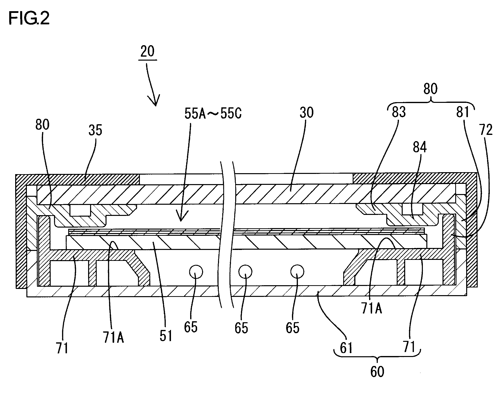 Optical-sheet supporting structure, lighting device and display device