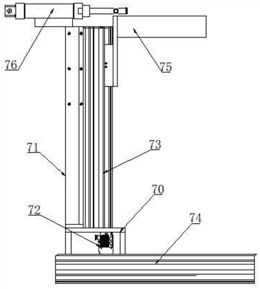 Automatic printing and conveying device for tempered glass