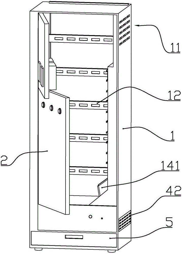 Power distribution cabinet structure
