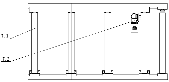 Automatic cleaning device and method for precast mold of CRTSI type double-block sleeper