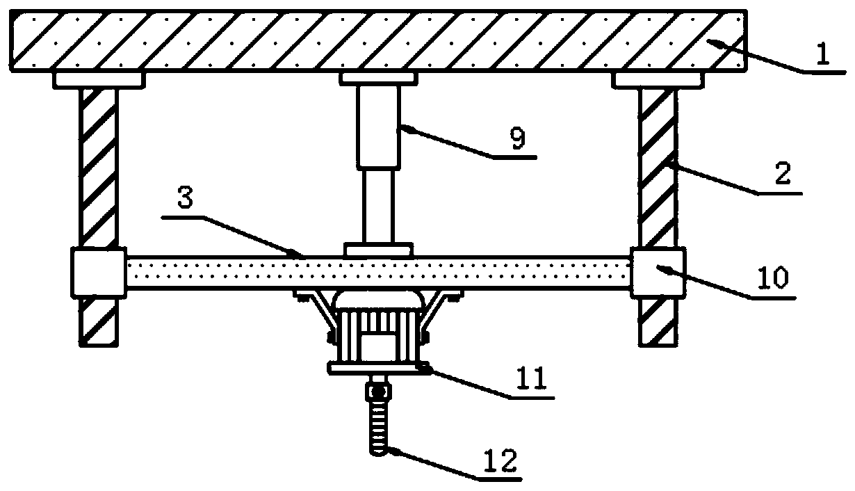 Positioning type drilling device capable of easily adjusting drilling position