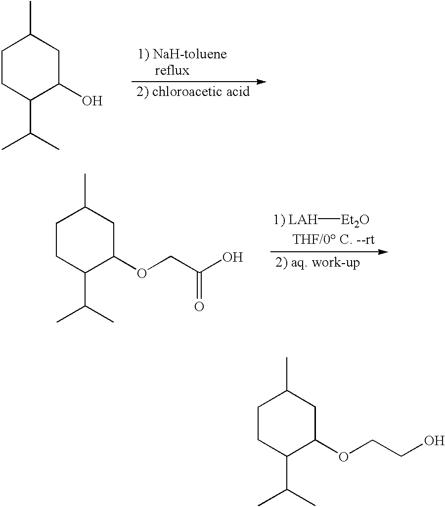 (1R, 2S, 5R)-3-1-menthoxyalkan-1-OL cooling sensate