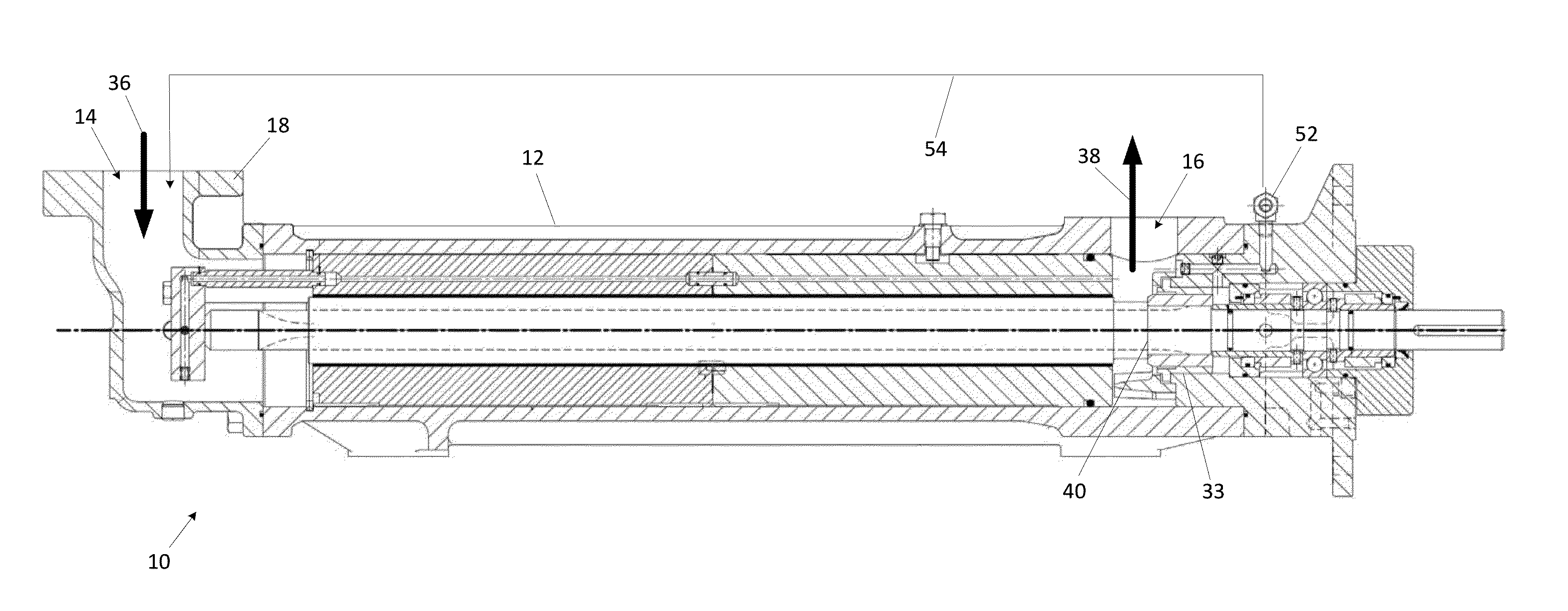 Dual mechanical seal with embedded bearing for volatile fluids