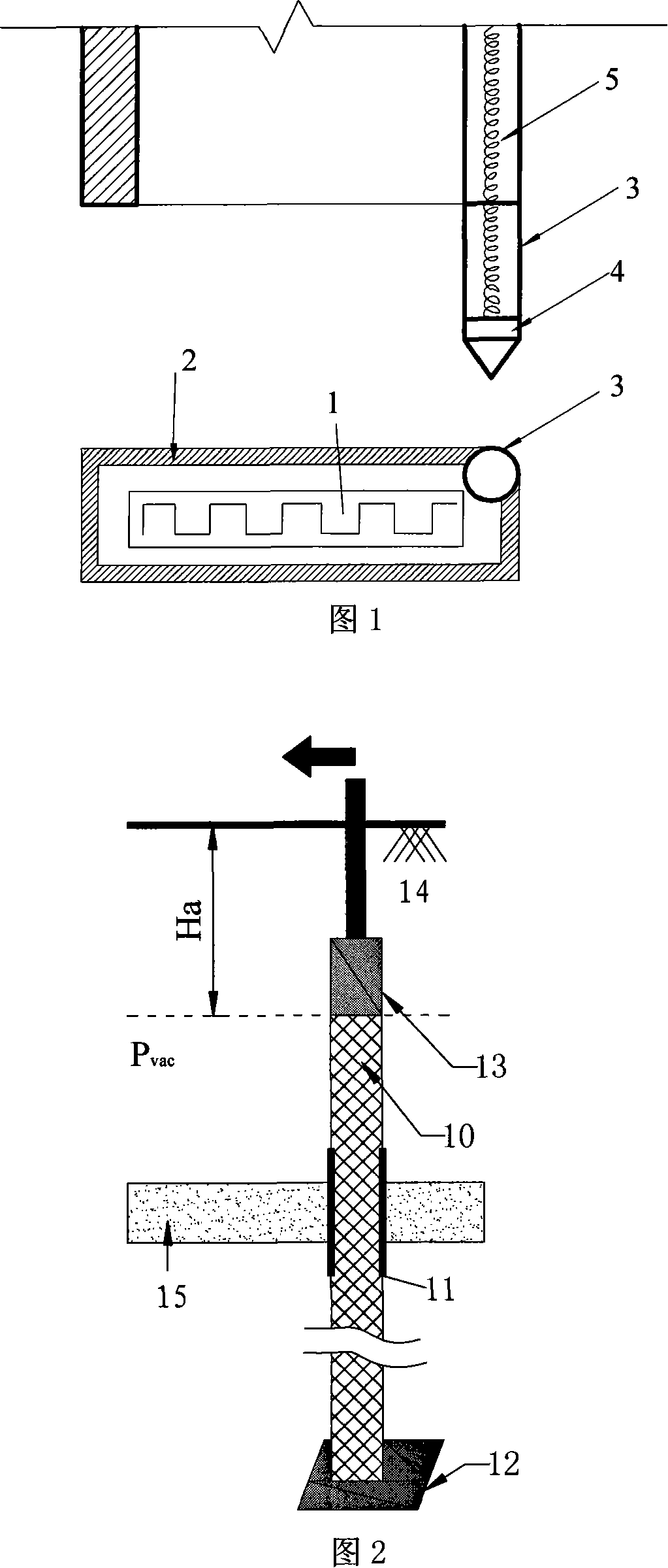 Method for increasing thin-sand-layer-filling soft clay foundation vacuum degree