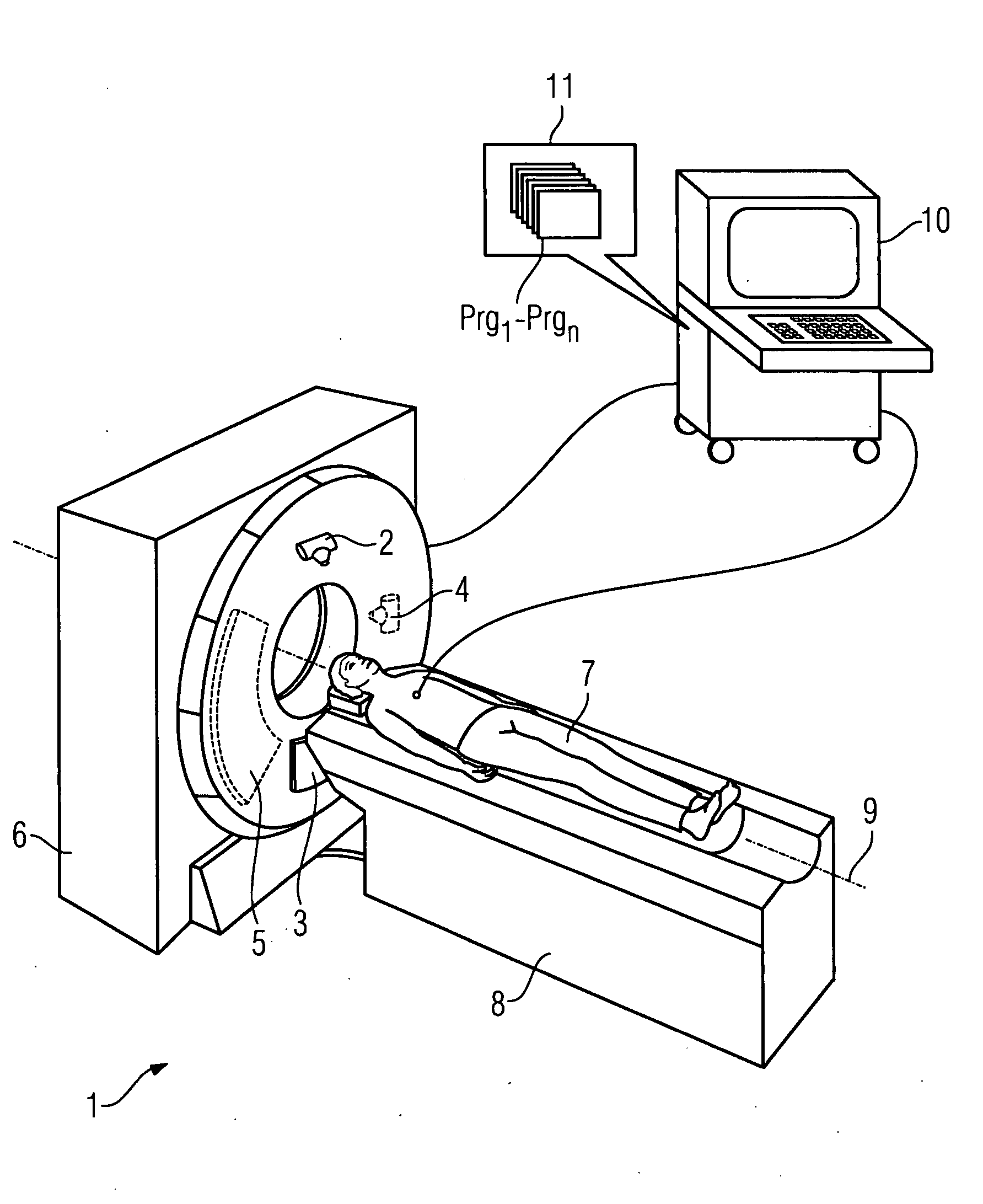 Method for generating tomographical recordings of a partially cyclically moving examination object