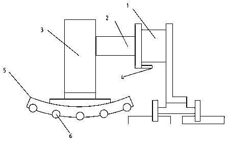 Device and method for replacing half shaft of transmission offline detection bench