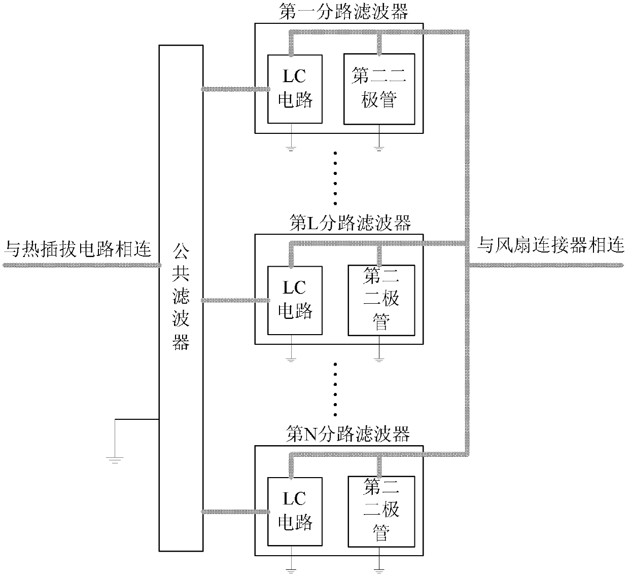 12V direct-current air cooling control module