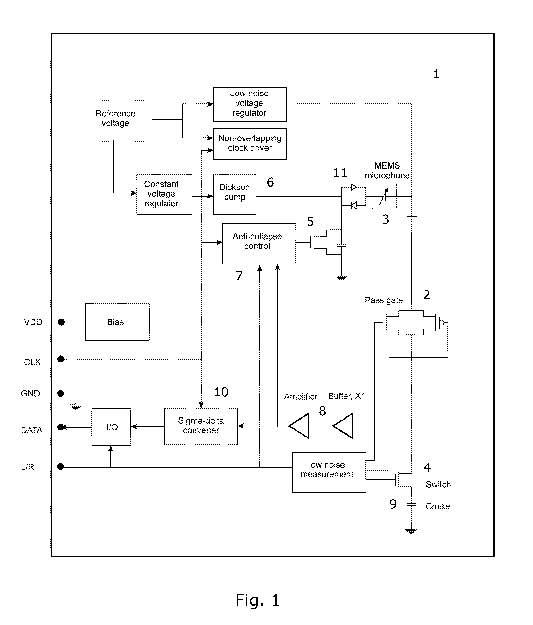 Microphone Assembly with Integrated Self-Test Circuitry
